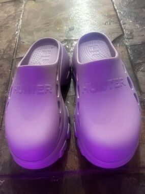 Hunter Lavendar Slip-On Clog
